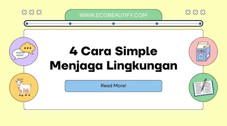 cara menjaga lingkungan