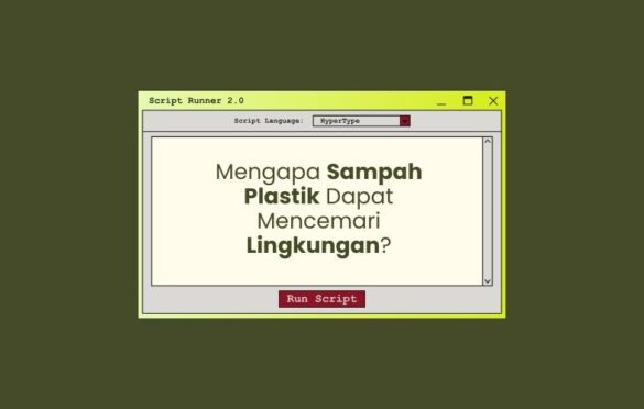 mengapa sampah plastik dapat mencemari lingkungan