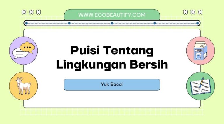 puisi tentang lingkungan bersih