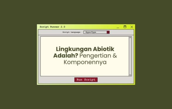 lingkungan abiotik adalah