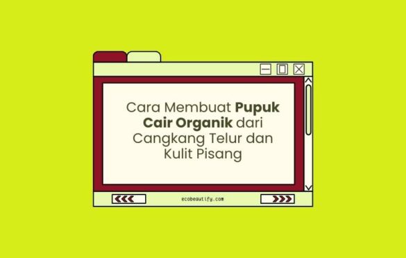 cara membuat pupuk cair organik