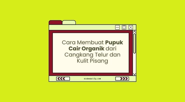 cara membuat pupuk cair organik