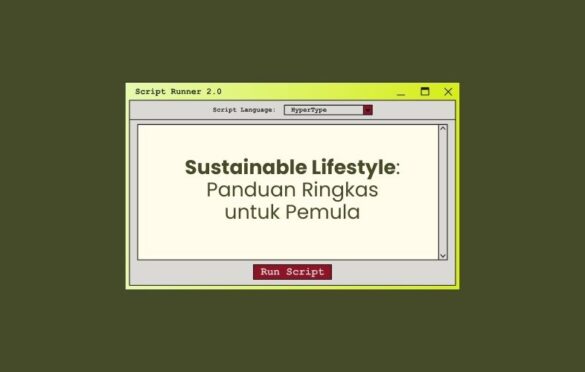 Sustainable Lifestyle