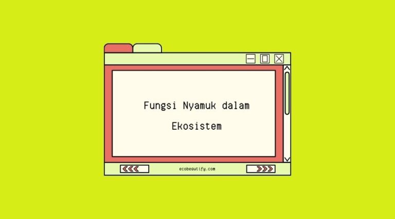 fungsi nyamuk dalam ekosistem