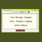 tips merawat tanaman hias