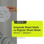 ampoule sheet mask vs regular sheet mask